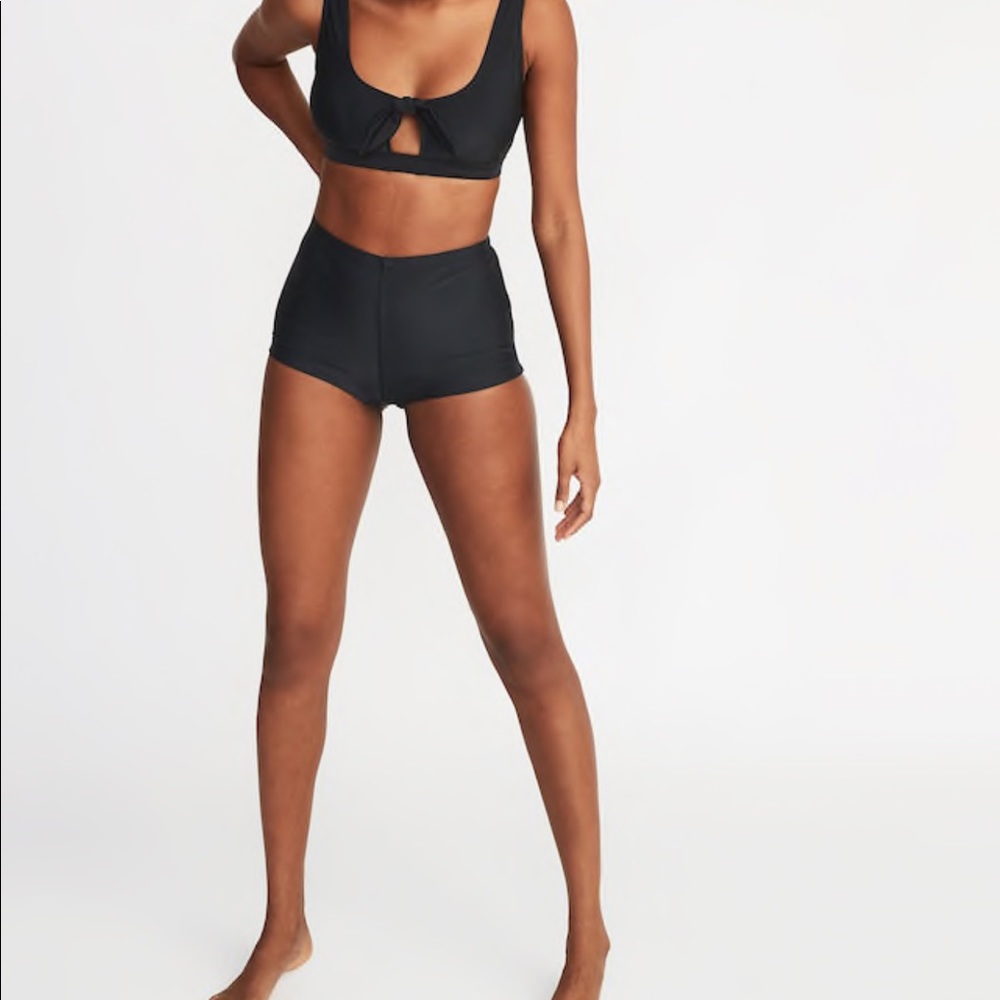 Boy Shorts style swim bottoms